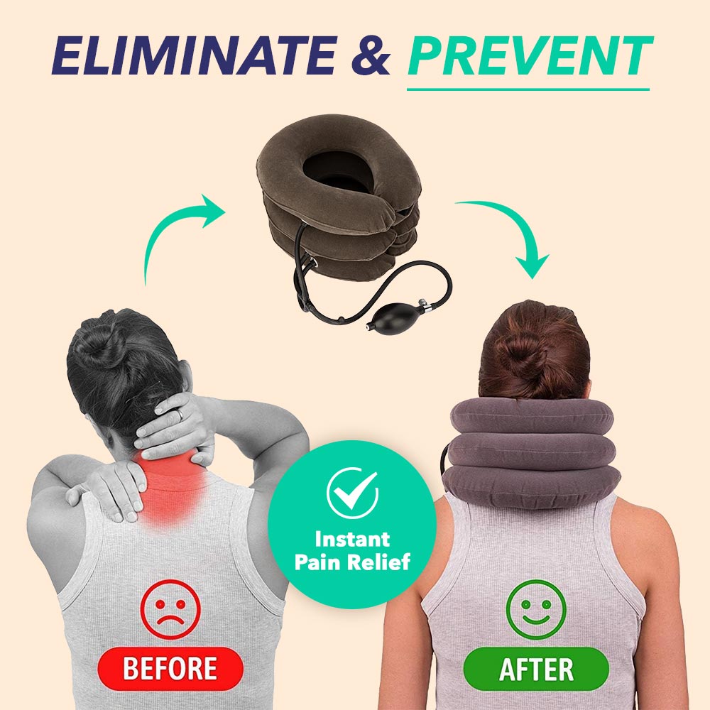 NeckTrax Pro™ - Inflatable Cervical Traction Device For Neck Pain Relief