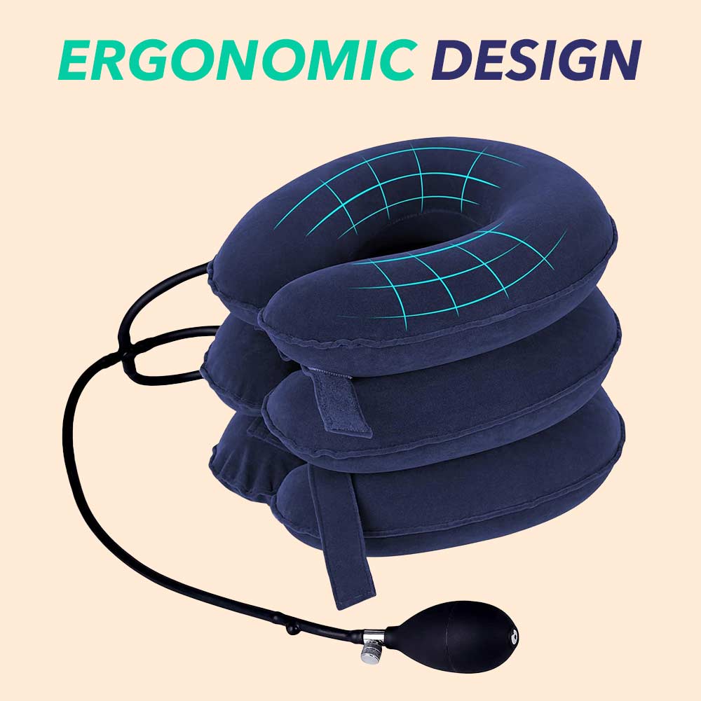 NeckTrax Pro™ - Inflatable Cervical Traction Device For Neck Pain Relief